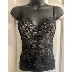 Victoria's Secret Sexy Sheer Bustier Corset Sz S